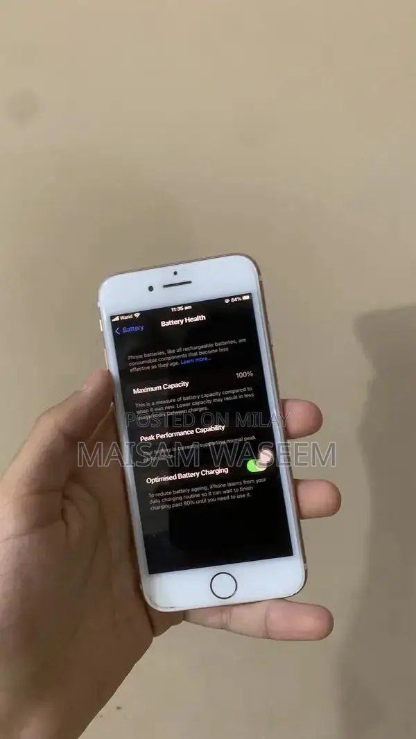 32GB Rose Gold Smartphone with Fingerprint Sensor