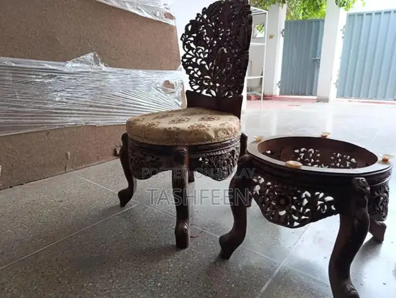 Coffee chairs and table set