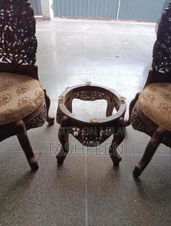 Coffee chairs and table set