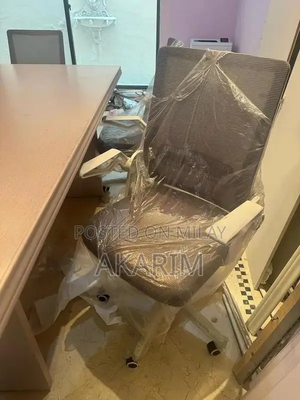 Rosewood Office Furniture Set with Table and Chairs