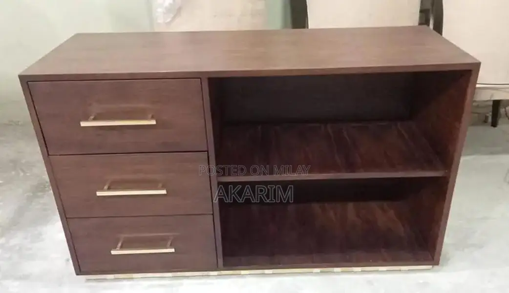 Rosewood Office Furniture Set with Table and Chairs