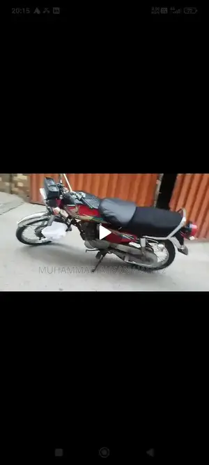 Honda 125cc Motorcycle with New Chain Gear Set and Rims