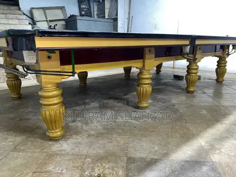 Professional Snooker Table with Marble Surface and Accessories