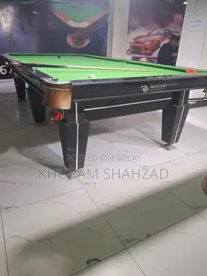 Professional Snooker Table with Marble Surface and Accessories