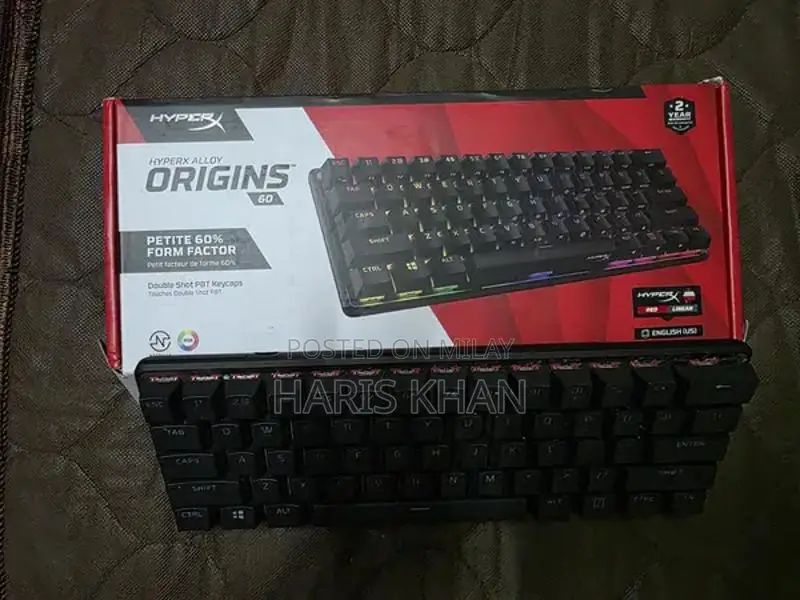 HyperX Origins 60 Compact Mechanical Gaming Keyboard