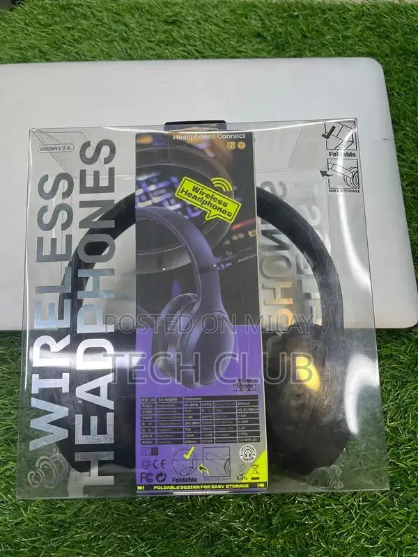 Remax Wireless Bluetooth Headphones with Foldable Design