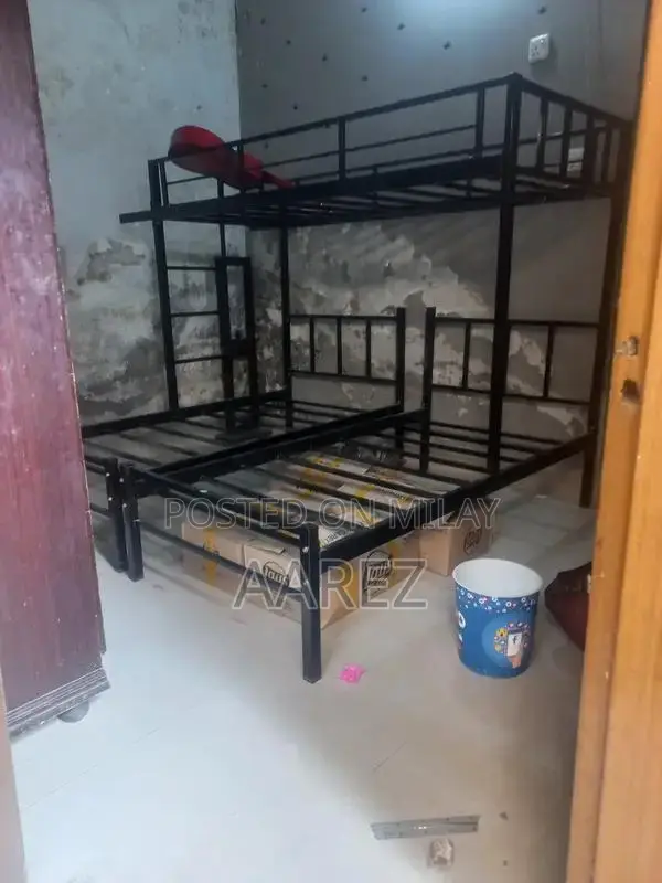 Sturdy Iron Bunk Bed Frame - Excellent Condition