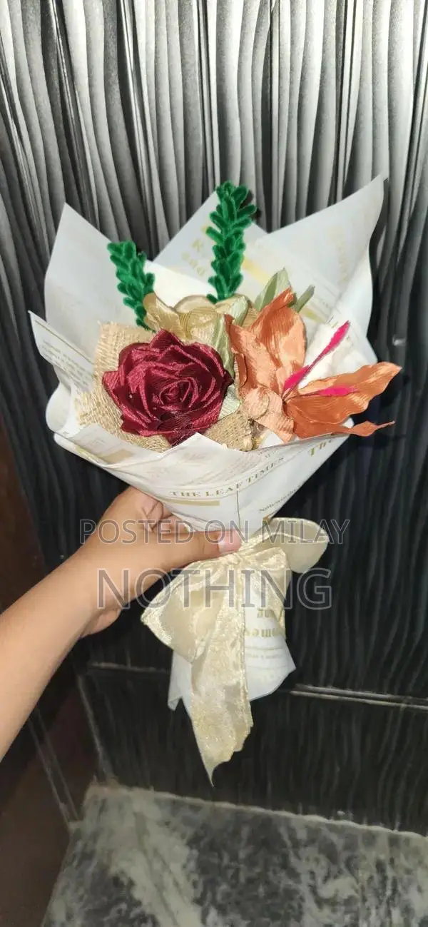 Handcrafted Decorative Flower Bouquet for Special Occasions