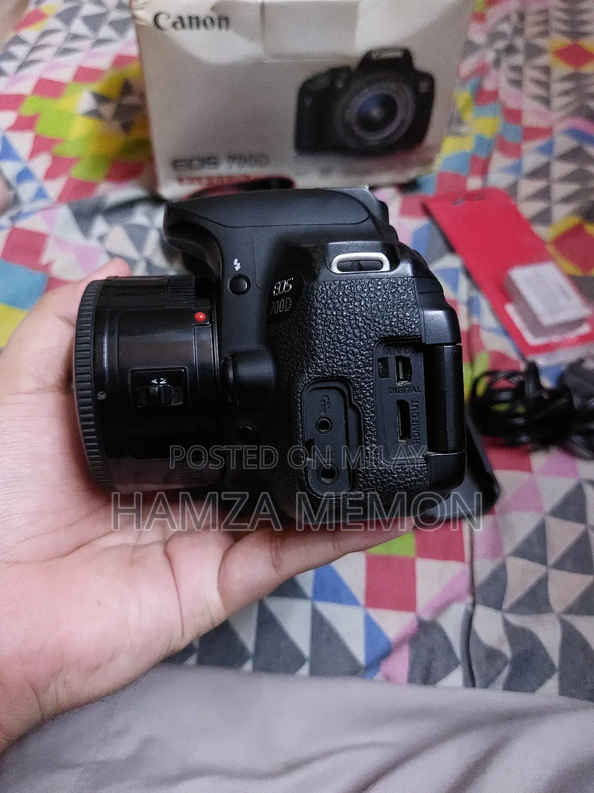 Canon Eos 700d (50)Mm1.8lns Ynglns.