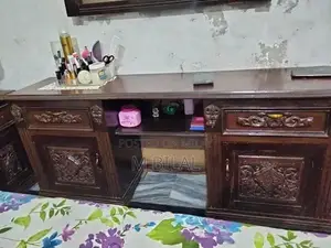 King Size Wooden Bed Frame with Mattress