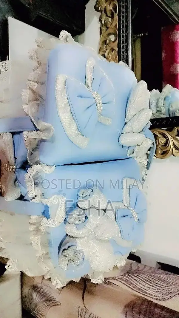 Handcrafted Soft Fabric Baby Storage Basket - Nursery Organizer