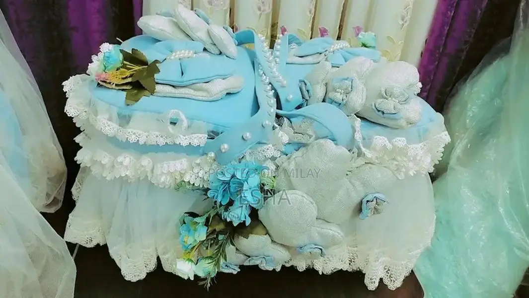 Handcrafted Soft Fabric Baby Storage Basket - Nursery Organizer