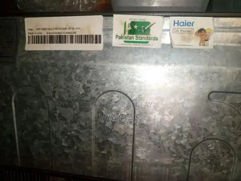 Haier Double Door Black Refrigerator - Stylish & Efficient