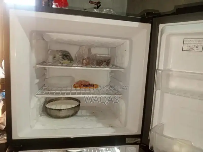 Haier Double Door Black Refrigerator - Stylish & Efficient