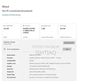 Dell Latitude E5440 Gaming Laptop i7 Dual Graphics