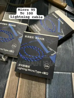 Photo - RGB Charging Micro USB Lightning Cable with Dynamic Lighting