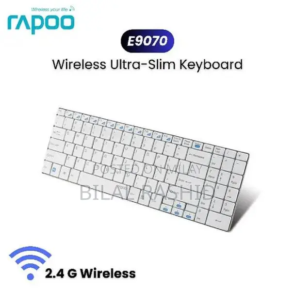 Rapoo Wireless Keyboard for Laptop, Computer, and Tablet