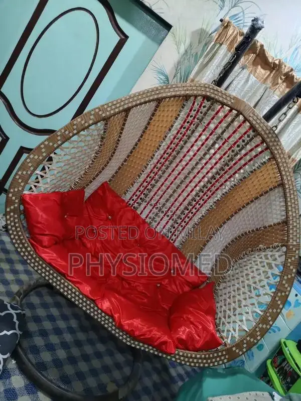 Double Hanging Swing Jhoola for Indoor and Outdoor Use