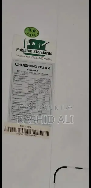 Changhong Ruba 1.5 Ton Split Air Conditioner
