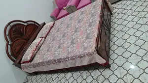 Photo - Wooden Bed Frame - Classic Design for Comfortable Sleeping