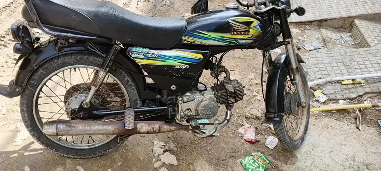 Hundyas 70cc Motorcycle 2022 Model - Well-Maintained Bike