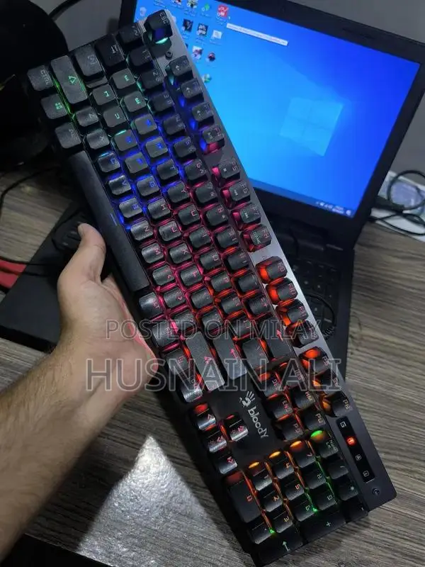 Bloody Gaming Keyboard, Mouse, and Headphones Set RGB