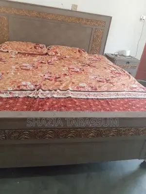 Complete King Size Bedroom Set with Dressing Table and Side Tables