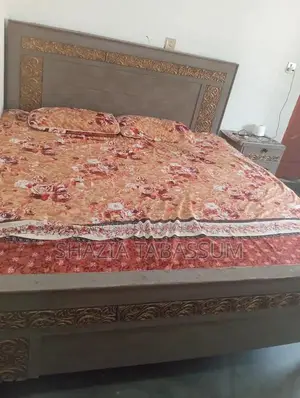 Complete King Size Bedroom Set with Dressing Table and Side Tables