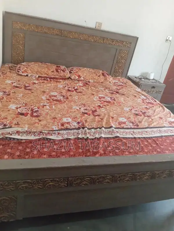 Complete King Size Bedroom Set with Dressing Table and Side Tables