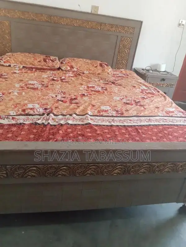 Complete King Size Bedroom Set with Dressing Table and Side Tables