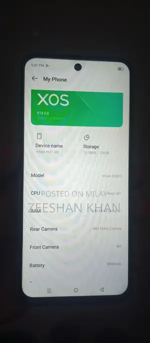 Photo - Infinix Hot 50i 128 GB Rose Gold