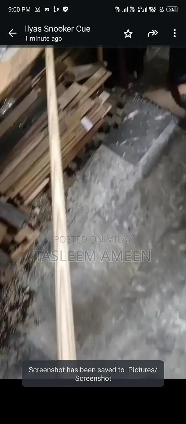 XYH Professional Billiards Cue Stick - High Quality One Piece