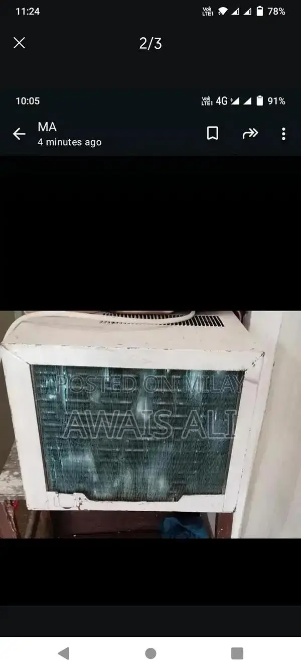 0.75 Ton Window Air Conditioning Unit in Good Condition