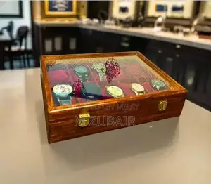 Wooden Watch Storage Box - Multi Slot Watch Organizer