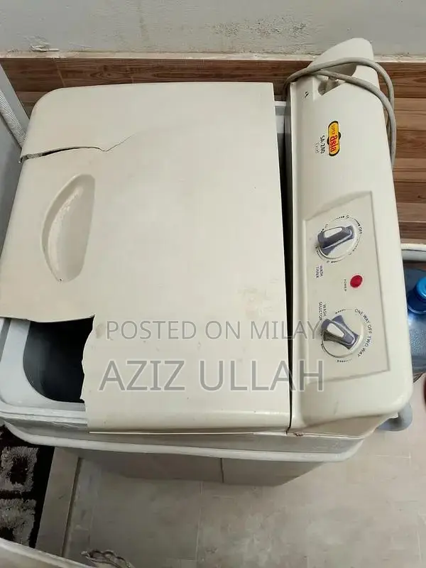 Super Asia Washing Machine - Slightly Damaged Urgent Sale