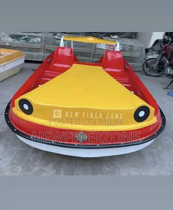 Custom Fiberglass Paddle Boat - Unique Marine Watercraft Design