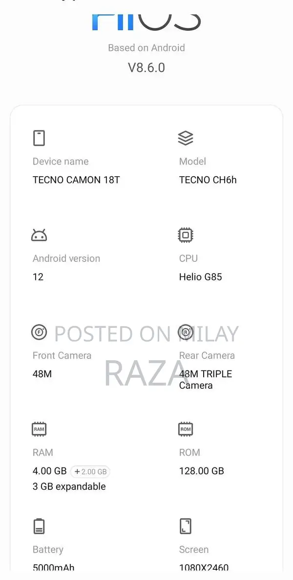 Tecno Mobile Device with Functional Hardware