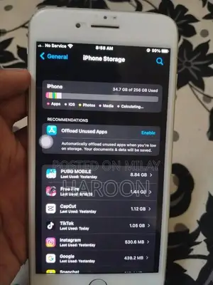 High Storage Smartphone with Fingerprint Sensor