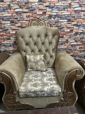 Five-Seater Living Room Sofa Set with Center Table