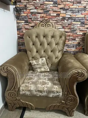 Five-Seater Living Room Sofa Set with Center Table