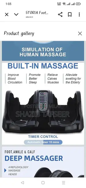 Professional Foot and Calf Massage Device