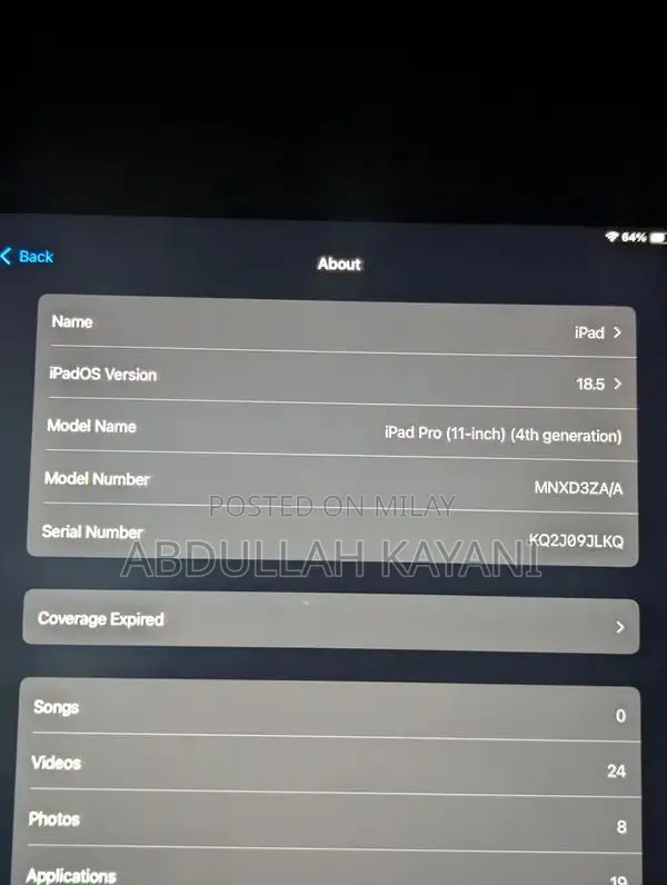 Apple iPad Pro M2 Tablet 128GB Storage Professional Device