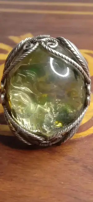 100-Year Ethiopian Transparent Opal Antique Ring