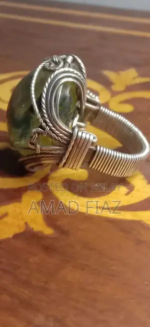 100-Year Ethiopian Transparent Opal Antique Ring