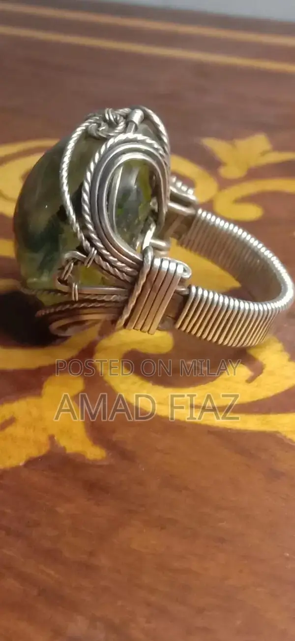 100-Year Ethiopian Transparent Opal Antique Ring