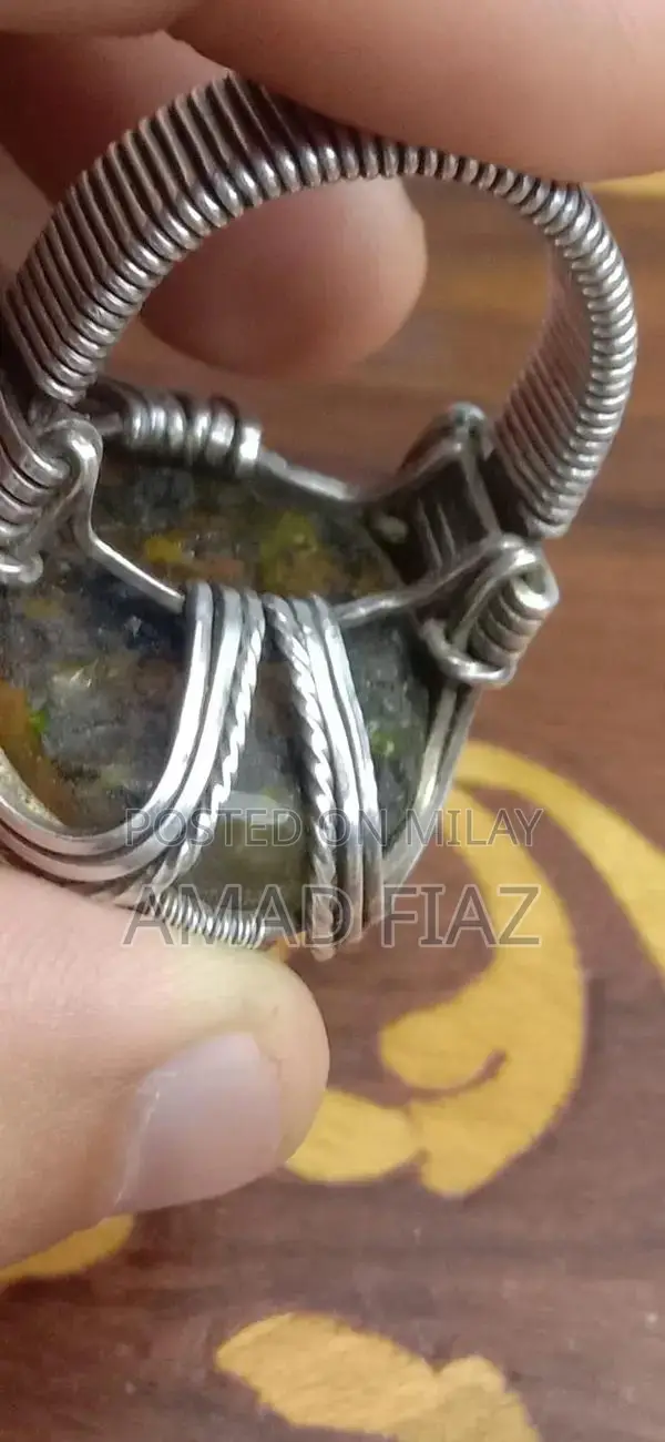 100-Year Ethiopian Transparent Opal Antique Ring