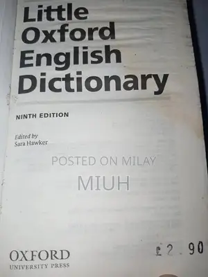 Little Oxford English Dictionary Compact Reference Book