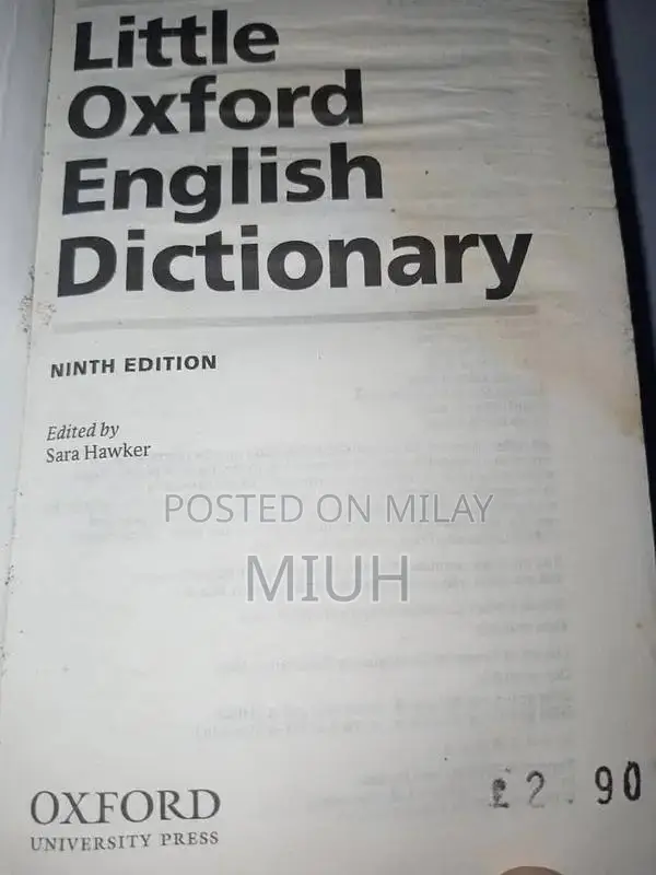 Little Oxford English Dictionary Compact Reference Book