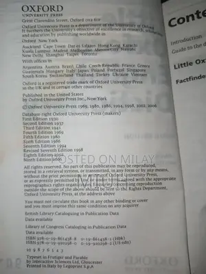 Little Oxford English Dictionary Compact Reference Book