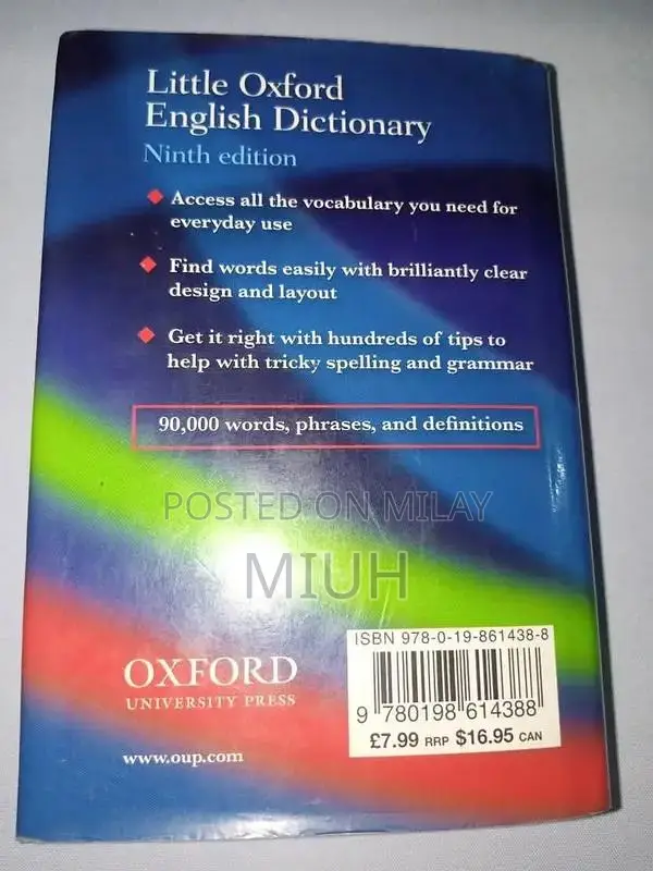 Little Oxford English Dictionary Compact Reference Book